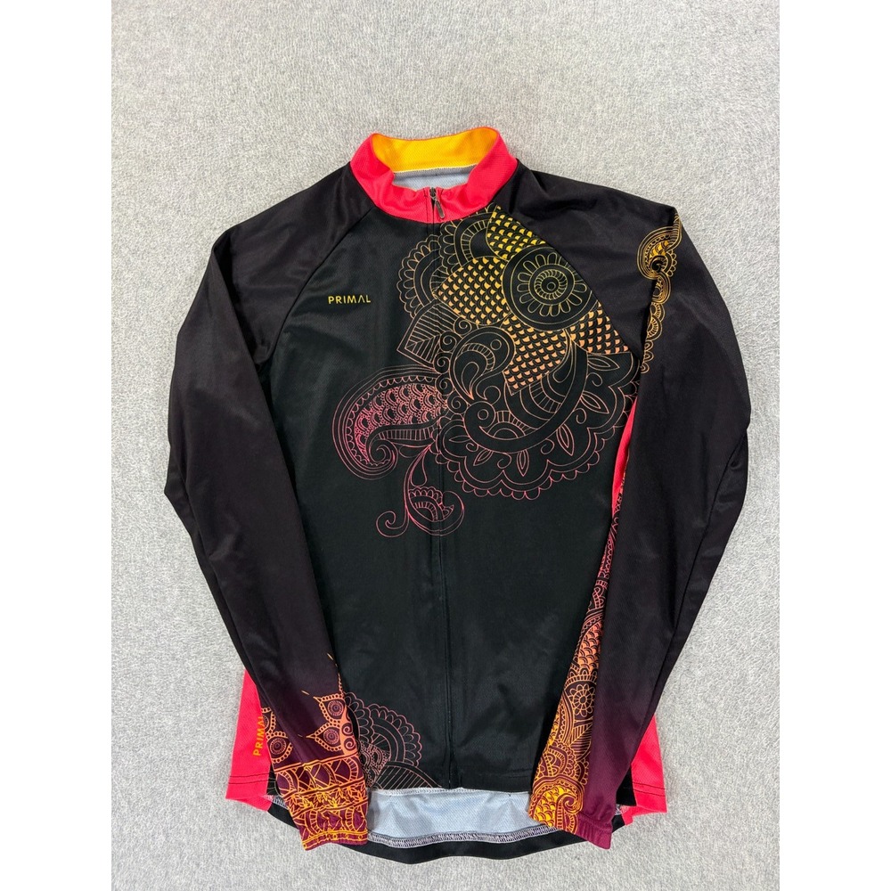 Pearl Izumi Full Zip Long Sleeve Cycling Jersey (Women's Medium) Black